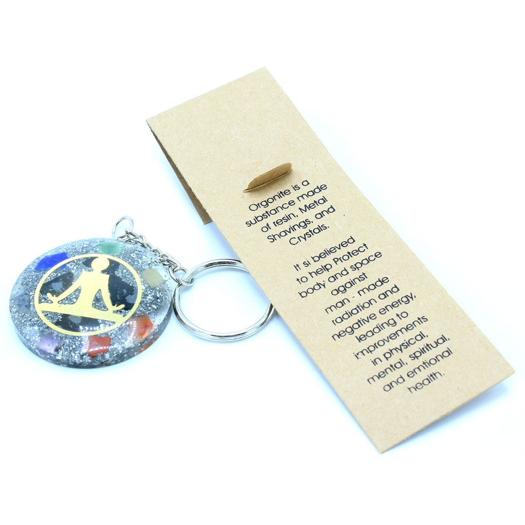 Orgonite Power Keyring - Buddha Seven Chakra product image 3