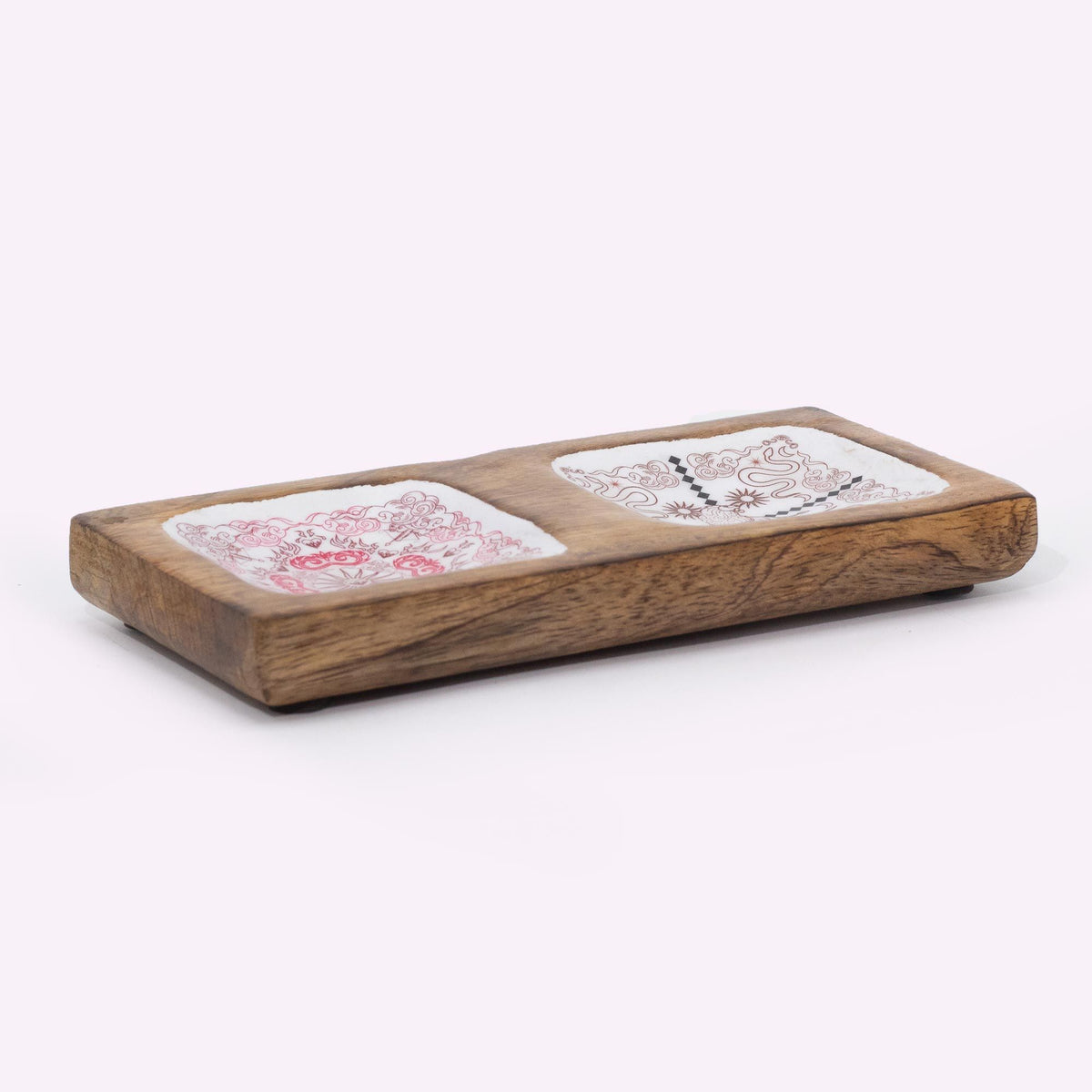 Hop Hare Enameled Double Trinket Tray - Cupid & Lion product image 2