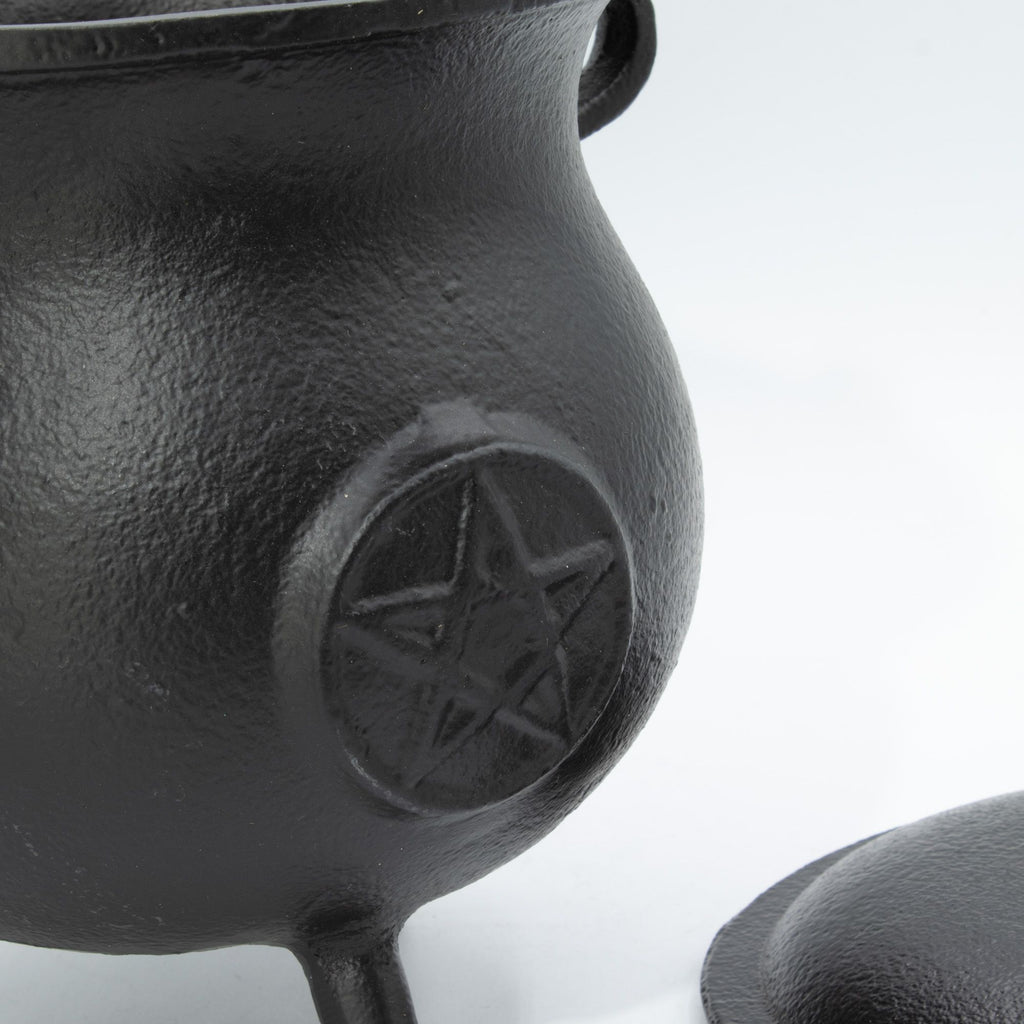 Extra Huge Cast Iron Cauldron with Pentagon 23x18cm (at least 4kg) product image 4