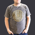 Nomad Sari Stonewashed Cotton T-Shirt – Mandala – Dark Grey – XL product image