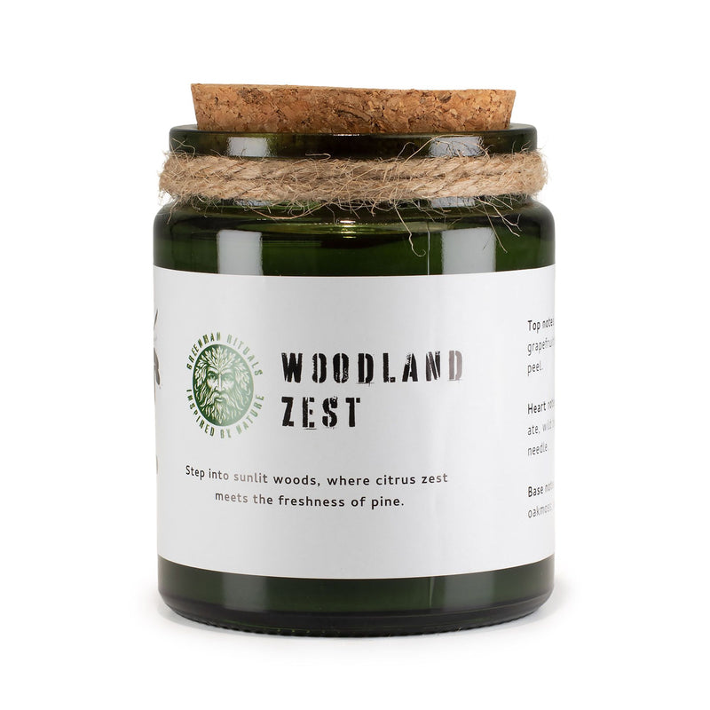Greenman Woodwick Soy Candle - Woodland Zest product image