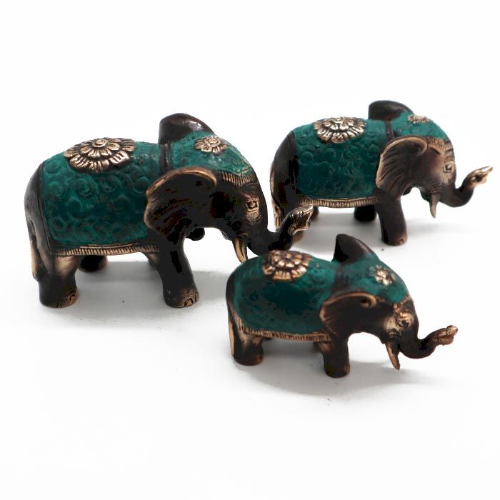 Set of 3 - Lucky Elephants (asst sizes) product image