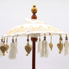 Bali Home Decor Parasol - Canvas - Gold Decor- 40cm product image 2