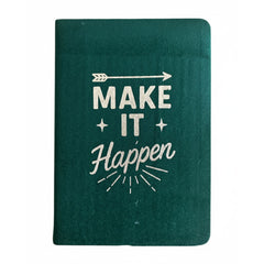 Dark Green Velvet Notebook - 80 pages - Make It Happen product image 3