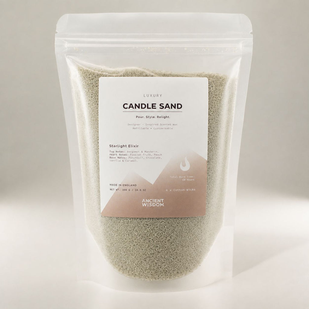 Fragranced Candle Sand - White - Starlight Elixir - 300g - product image 4