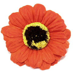 Craft Soap Flowers - Sml Sunflower - Orange product image 2