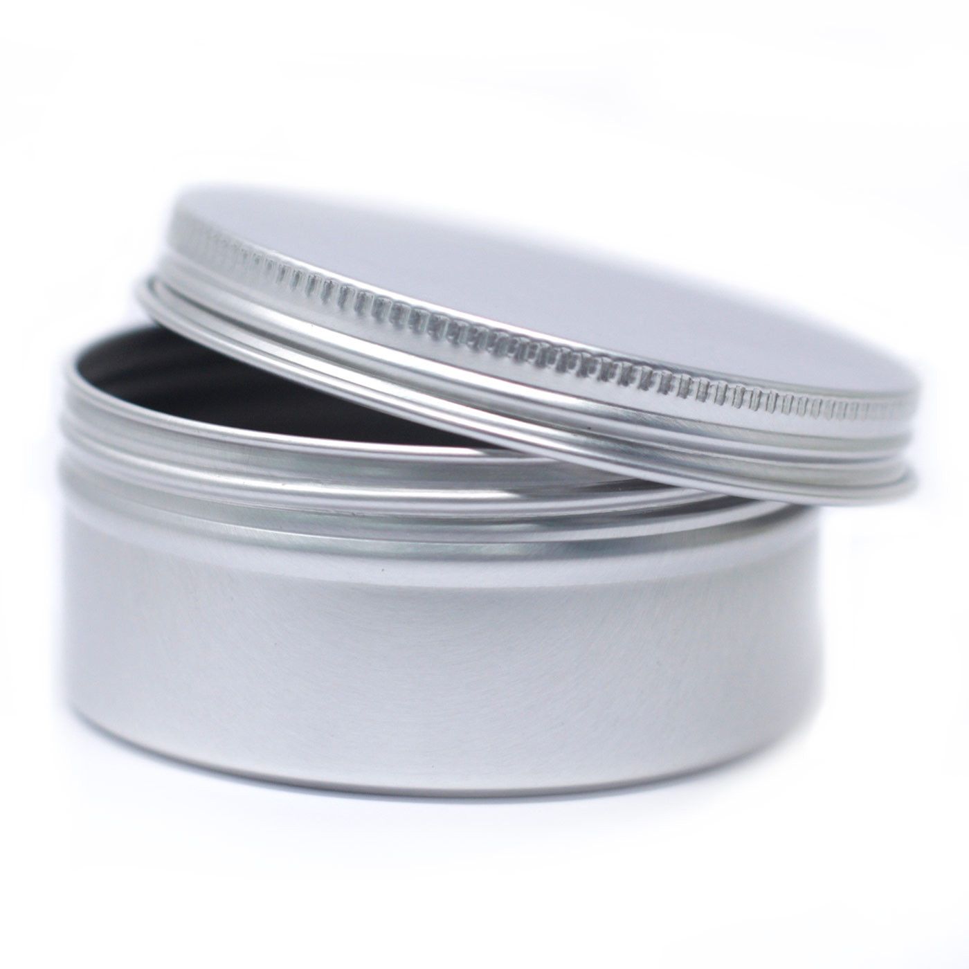 Aluminium Tin Box Round with Screw Top - 70x35mm product image