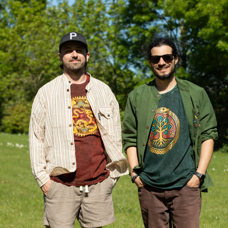 Nomad Sari Kathmandu Shirt - Forest Green - Large product image