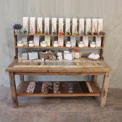 A&C 2.2m Standard Table with top shelf product image