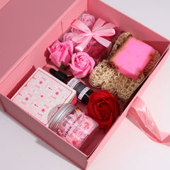 Flat Pack Gift Box - Large (28.2x20.2x9.2cm) - Pink product image 3