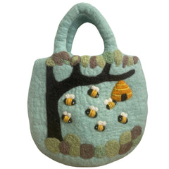 Tree and Beehive Felted Bag product image 4