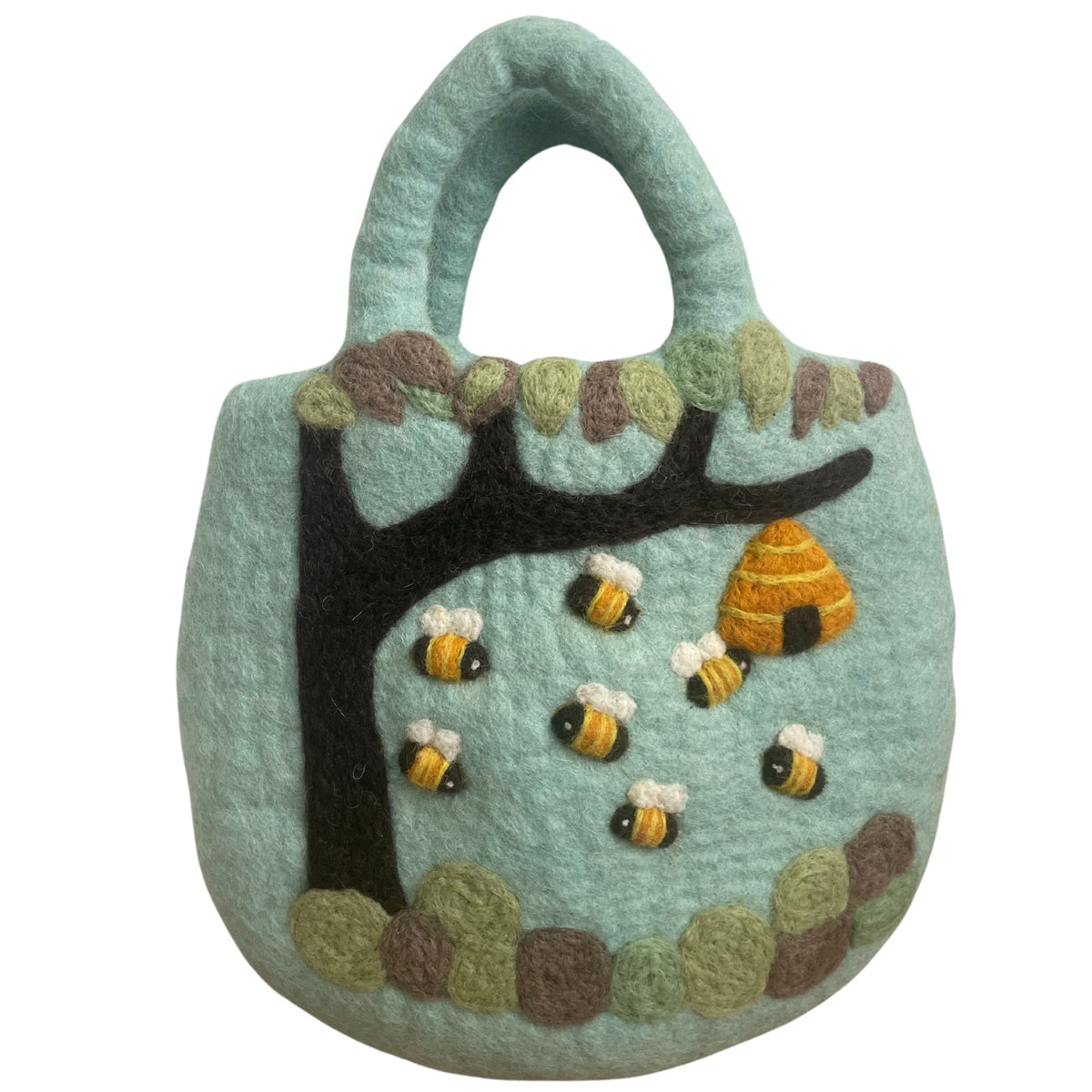 Tree and Beehive Felted Bag product image 4