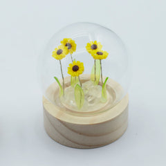 Floral Glow Garden Dome - 5 Sunflowers - LED Battery product image 4