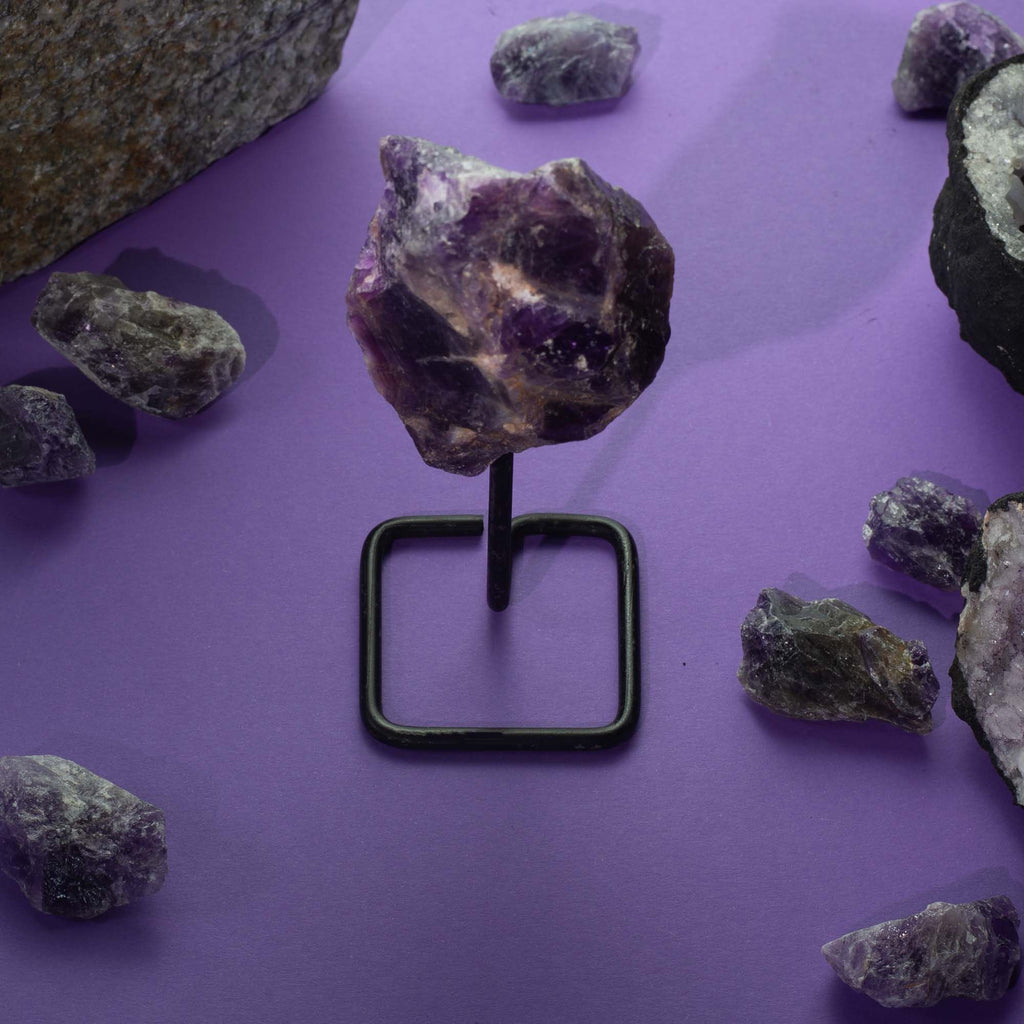 Mineral Specimen on Metal Stand - Epidote product image 6