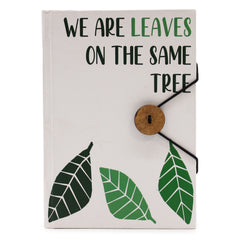 Notebook with strap - Leaves on the same tree product image 2