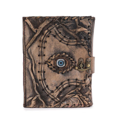 Brown Tan Book - Evil Eye Decor - 160 Deckle Edges Pages - 17x12.5cm product image 2