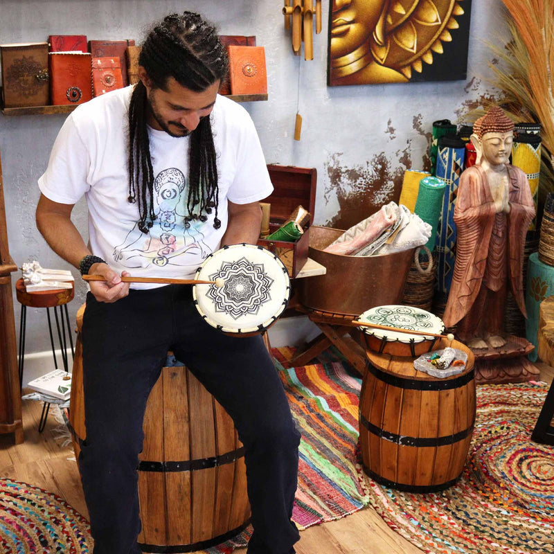 Mandala Shamanic Drum - 20cm product image