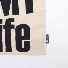 Iconic Basic Tote Bag - IT's MY LIFE - Natural 4oz product image 4