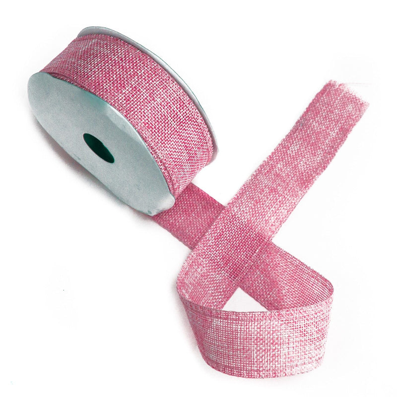 Natural Texture Ribbon 38mm x 20m - Baby Pink product image
