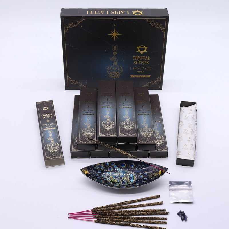 Lapis Crystal Scents Smudge Incense - Musk product image