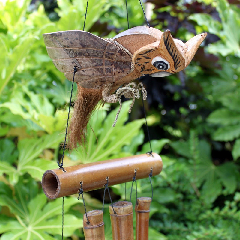 Coconut Owl Windchimes Garden & Outdoor product image