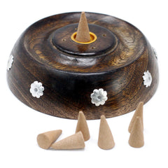 Cone & Stick Burner- Asst Design - Mango Wood product image 6