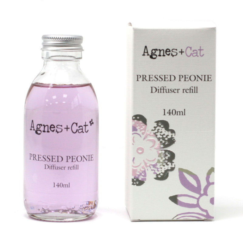 Agnes + Cat Reed Diffuser Refill - Pressed Peonies 150ml product image