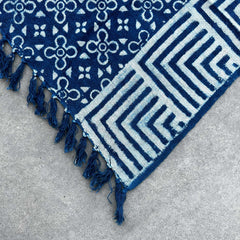 Handmade Indigo Throw - 170x120cm - Kasba Tiles product image 3