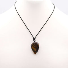 Laced Gemstone Teardrop Pendant - Tigereye product image 2