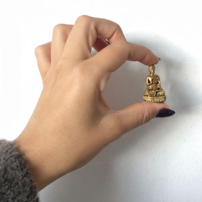 Brass Miniature Gods - Buddha (17gms) - 34mm product image