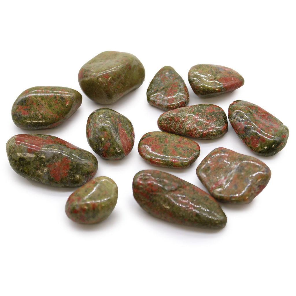 Medium African Tumble Stones - Unakite product image