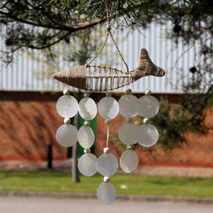 String Fish and Natural Copis Drop product image 3