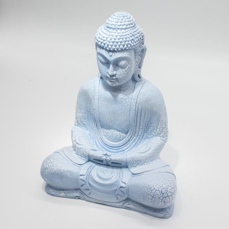 Meditation Buddha Lamp Sky Blue - Oval Stand product image