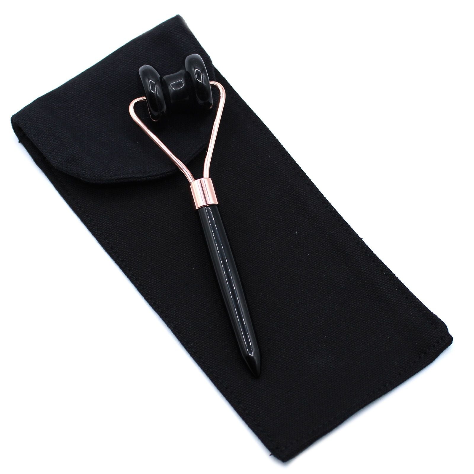 Gemstone Jawline Roller - Black Obsidian product image