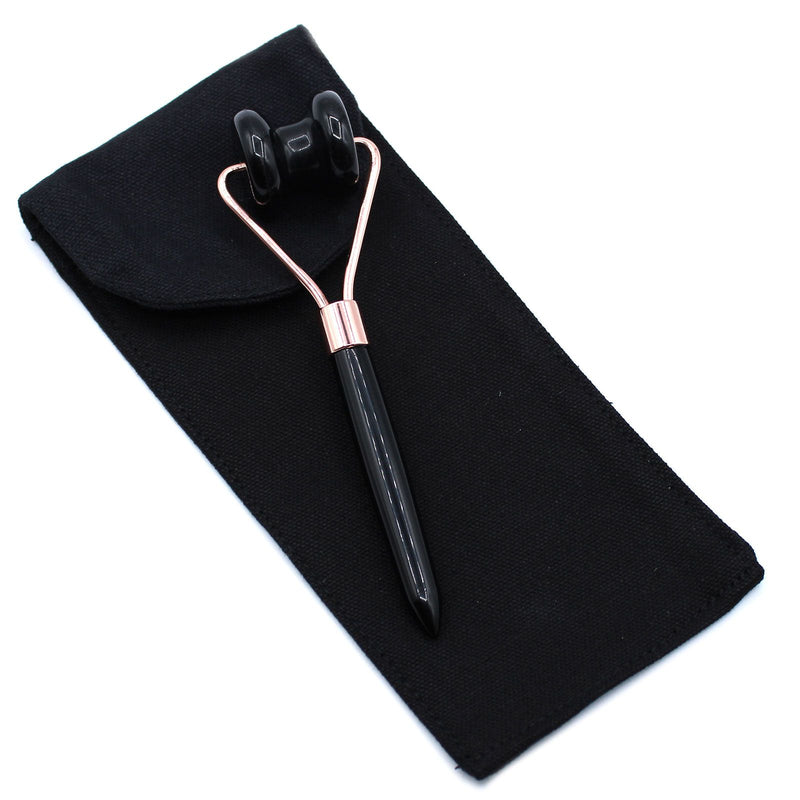 Gemstone Jawline Roller - Black Obsidian product image