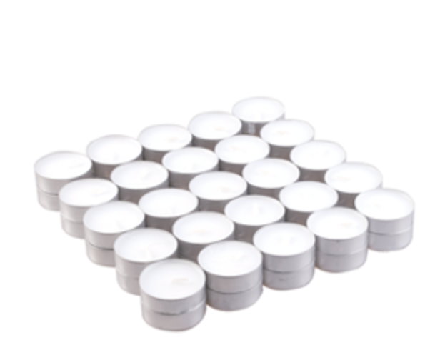 50x Unscented Tealight (4hr) product image