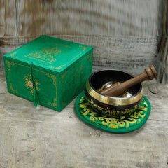 Green Tara Singing Bowl Set 10cm (min 380gm) product image 8