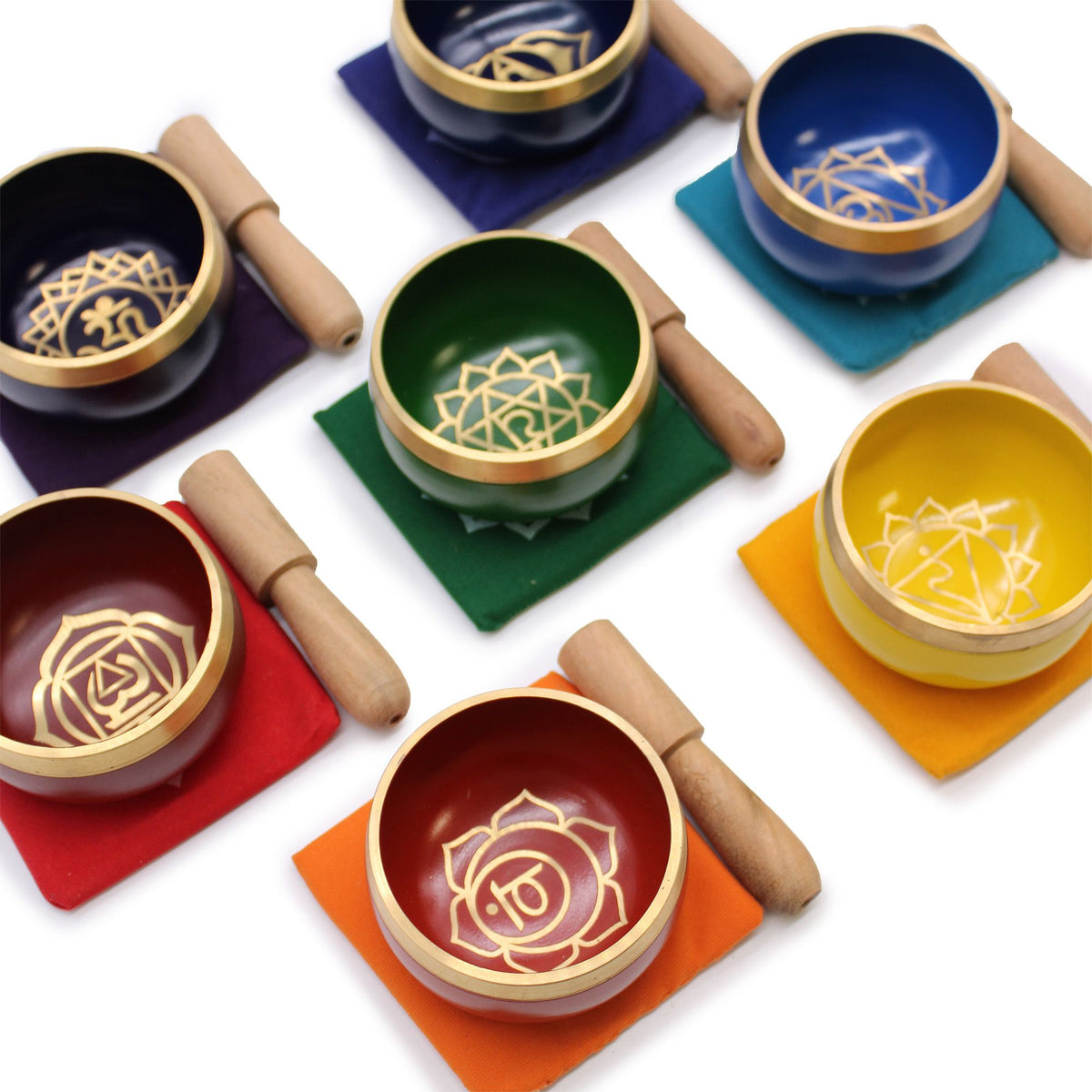 Chakra Pyramid Singing Bowl Gift Set product image 3