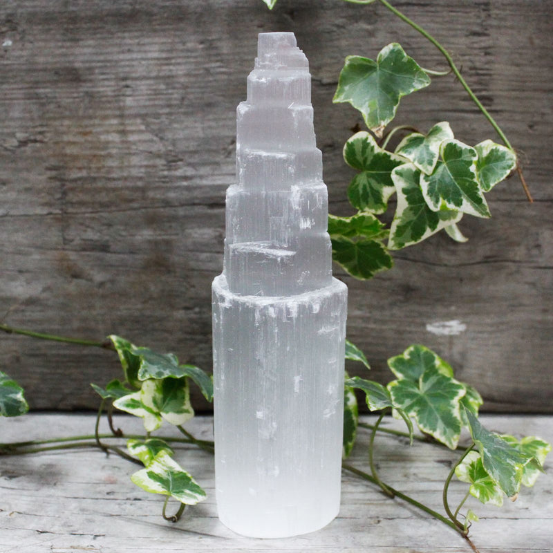 Natural Selenite Tower - 20 cm product image