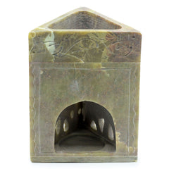 Triangle Soapstone Oil Burner 11x9cm - Elephant product image 2