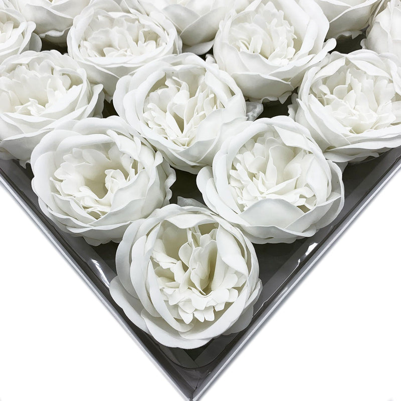 Craft Soap Flower - Ext Large Peony - White product image