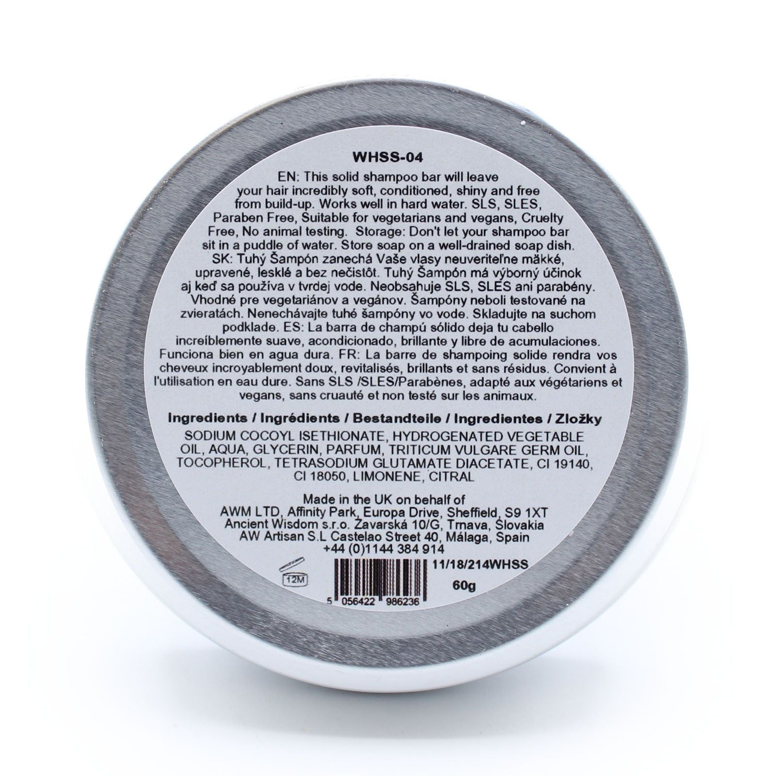Wild Hare Solid Shampoo 60g - Tutti Frutti product image
