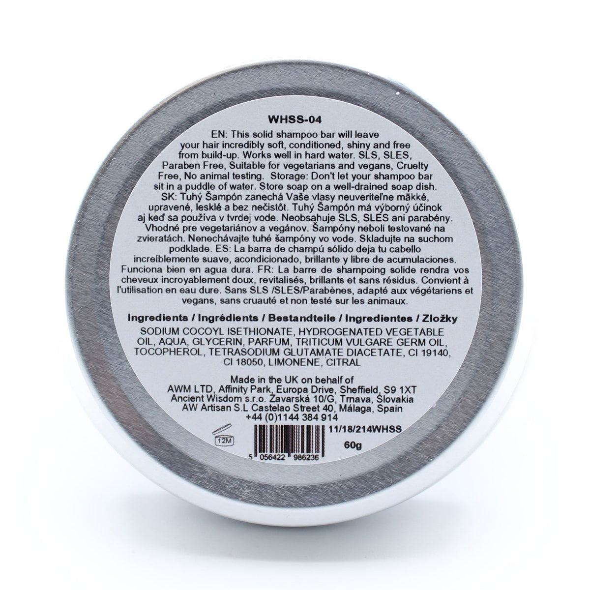 Wild Hare Solid Shampoo 60g - Tutti Frutti product image