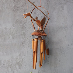Bamboo Windchime - Natural finish - Coconut Dragon product image 2