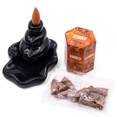 Pack of 10 Masala Backflow Incense - Amber product image 5