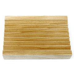Hemu Wood Soap Dish - Groovy product image 4