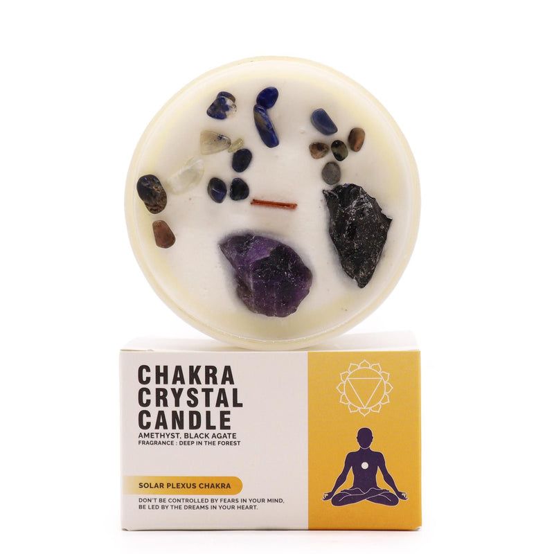Chakra Crystal Candles - Solar Plexus Chakra product image
