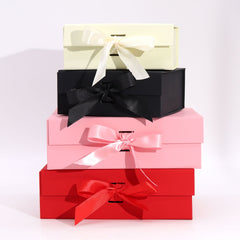Flat Pack Gift Box - Large (28.2x20.2x9.2cm) - Pink product image 2