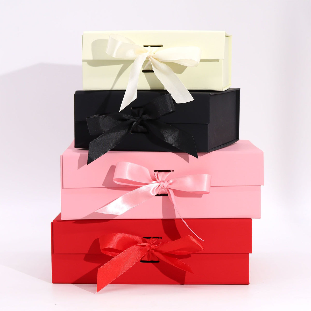 Flat Pack Gift Box - Medium Square (20x18.2x8cm) - Pink product image 3