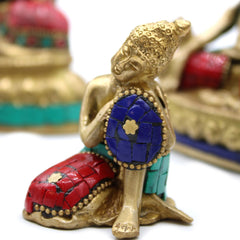 Brass Buddha Figure - Lrg Head - 11.5 cm product image 7
